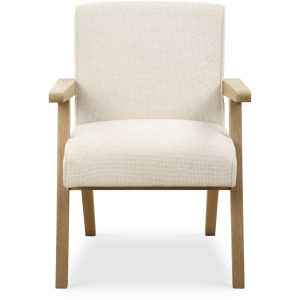 Blakely White Dining Arm Chair