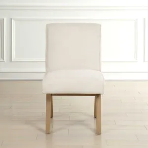 Blakely White Armless Dining Chair