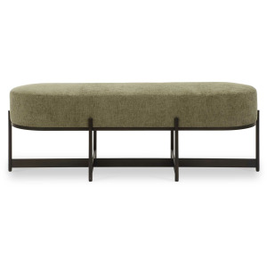 Merino Moss Fabric Bench
