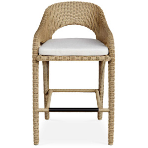 Kavali Outdoor Wicker Barstool