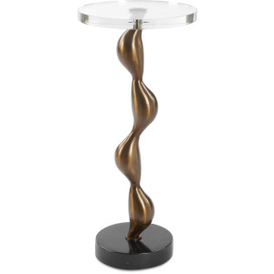 Remolino Bronze Drink Table