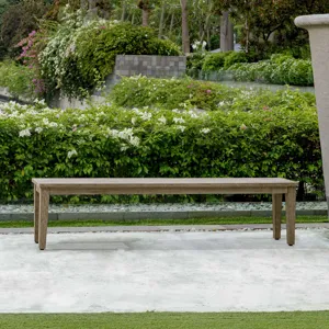 Forsyth Dark Gray Outdoor Bench