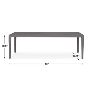 Polanco Outdoor Aluminum Dining Table