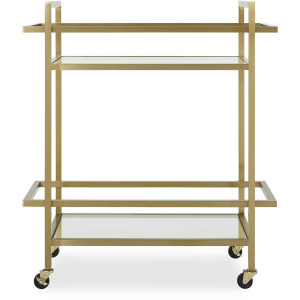 Erena Brass Bar Cart