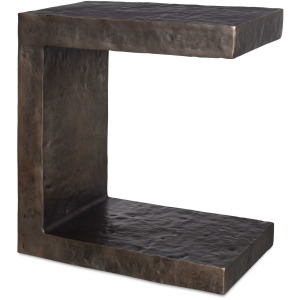 Obra Bronze Outdoor Side Table