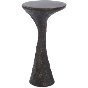 Milan Outdoor Dark Bronze Drink Table