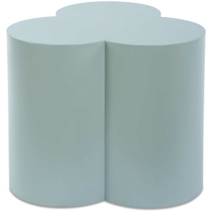 Beven Outdoor Light Blue Accent Table