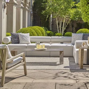 Reade Brass Outdoor Coffee Table