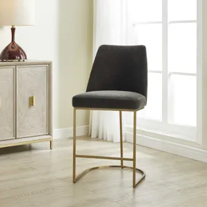 Hanni Charcoal Counter Stool