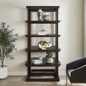 Kai Dark Walnut Etagere