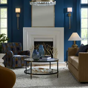 Lainey Upholstered Ikat Armchair