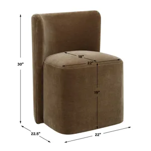 Outlook Modern Velvet Dining Chair