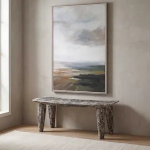 Fade To Black Wood Bench