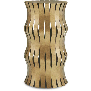 Arida Aged Gold Accent Table