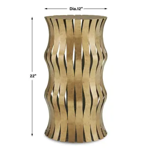 Arida Aged Gold Accent Table