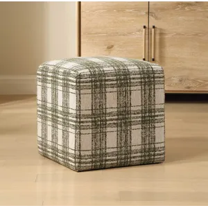 Joie Ireland Plaid Ottoman