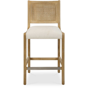 Interweave Coastal Rattan Counter Stool