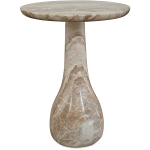 Shura Indoor-Outdoor Marble Accent Table