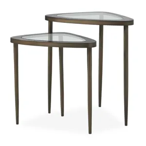Millar Curved Nesting Tables, S/2