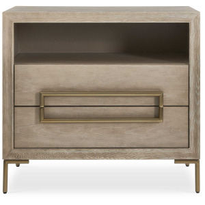 Alessia Modern Light Oak Side Table