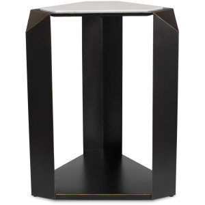 Keenan Geometric Accent Table