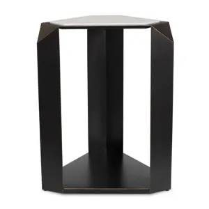 Keenan Geometric Accent Table