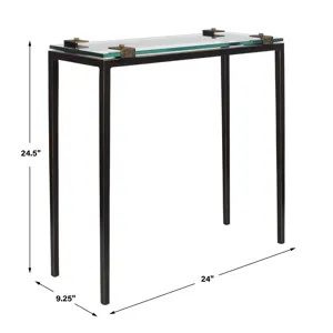 Averona Glass Top Accent Table