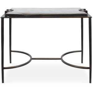 Eisen Textured Glass Accent Table