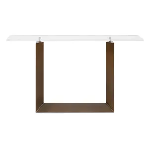 McElroy Modern Bronze Console Table