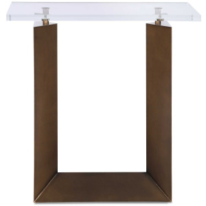 McElroy Modern Bronze Side Table