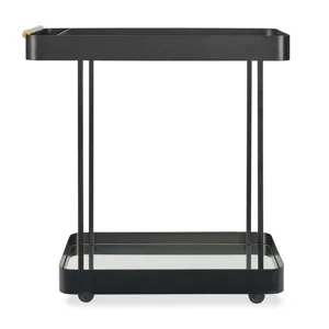 Vesper Black Iron Bar Cart