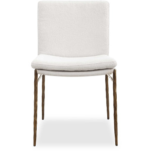 Ascend Textured White Dining Chair