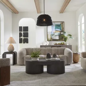 Isbell Black Stained Coffee Table
