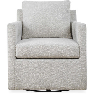 Tisdell Cream Swivel/Glider Chair