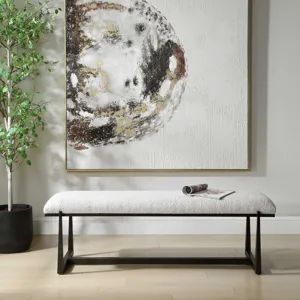 Midas Black Long Bench