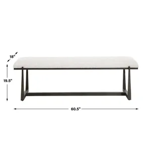 Midas Black Long Bench