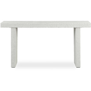 Hagan Indoor-Outdoor Limestone Console Table