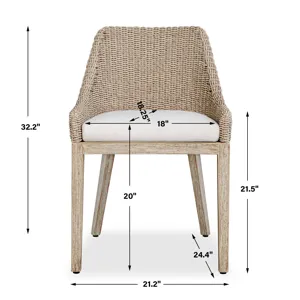 Paloma Outdoor Wicker Dining Chair