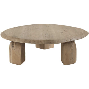 Tiernan Reclaimed Oak Round Coffee Table