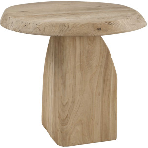 Tiernan Reclaimed Oak Round Side Table