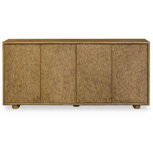 Stevenson Natural Wood 4 Door Cabinet