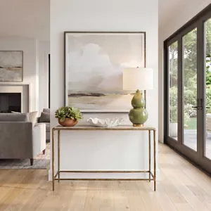 Minerva Marble Top Console Table