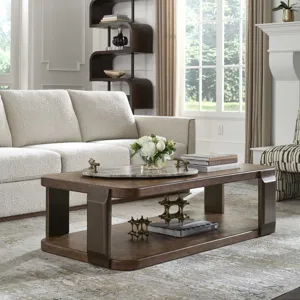 Vance Mappa Burl Coffee Table