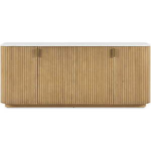 Arik 4 Door Walnut Cabinet