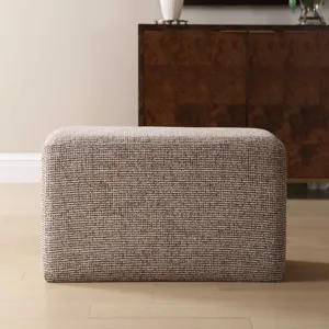 Kelce Woven Checkered Ottoman