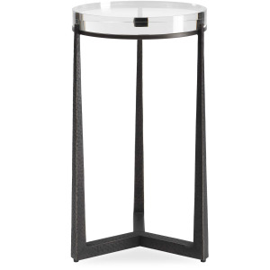 Midas Dark Bronze Round Accent Table