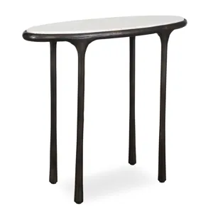 Ata Dark Bronze Accent Table