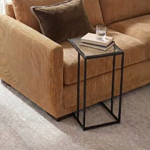 Mateo Glass Top Accent Table