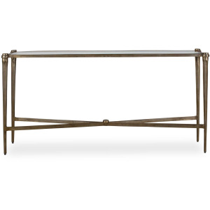 Amara Antique Brass Console Table