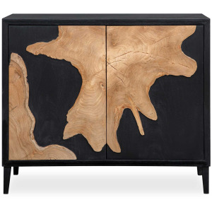 Andrei Teak Root 2 Door Cabinet